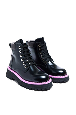 Bestello Bağcıklı Eva Taban Düz Bot 101-212519-20 Kadın Bot