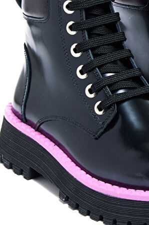 Bestello Bağcıklı Eva Taban Düz Bot 101-212519-20 Kadın Bot