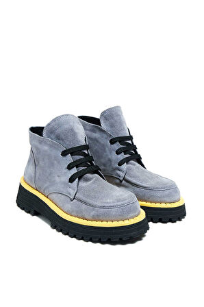 Bestello Bağcıklı Eva Taban Düz Bot 101-212519-36 Kadın Bot