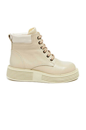 Bestello Bağcıklı Termo Taban Düz Bot 101-SNT22-102 Kadın Bot