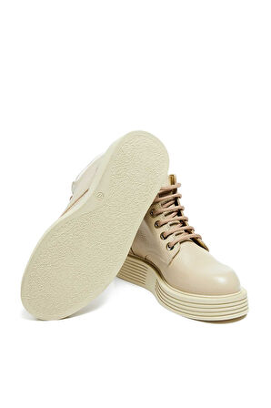 Bestello Bağcıklı Termo Taban Düz Bot 101-SNT22-102 Kadın Bot