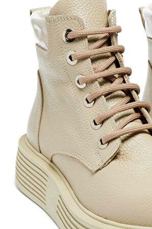 Bestello Bağcıklı Termo Taban Düz Bot 101-SNT22-102 Kadın Bot