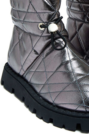 Bestello Kürklü Termoplastik Düz Bot 101-232518-15 Kadın Bot