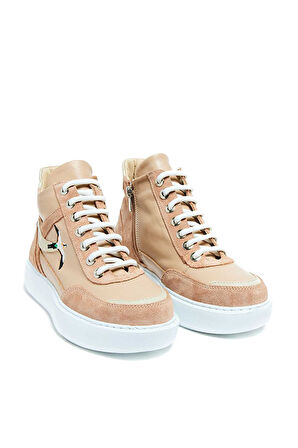 Bestello Bağcıklı Eva Taban Düz Bot 101-14725-140 Kadın Bot