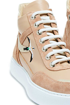 Bestello Bağcıklı Eva Taban Düz Bot 101-14725-140 Kadın Bot