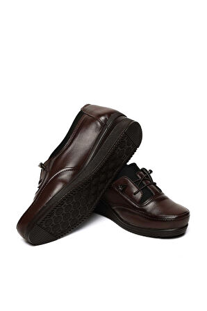 Bestello Bağcıklı Streç Detaylı Poli Taban Comfort 018-C191 Kadın Ayakkabı