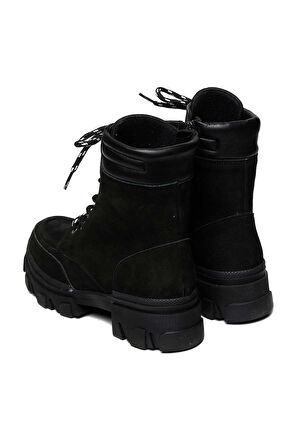 Bestello Bağcıklı Kauçuk Taban Düz Bot 101-41030 Kadın Bot