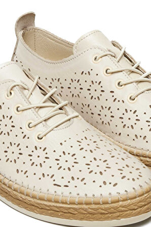 Bestello Bağcıklı Zımbalı Poli Taban Casual 020-008 Kadın Ayakkabı