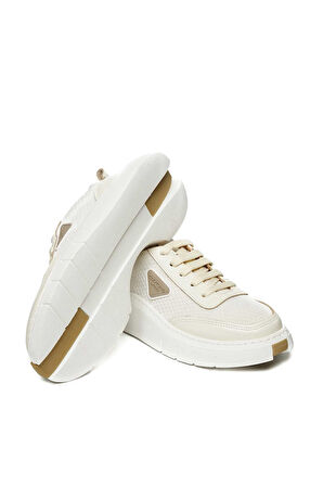 Bestello Bağcıklı Poli Taban Sneaker 101-KLYTIE-34 Kadın Ayakkabı