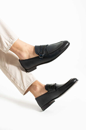 Bestello Bağcıksız Tokalı Neolit Taban Klasik 331-0206 Erkek Ayakkabı