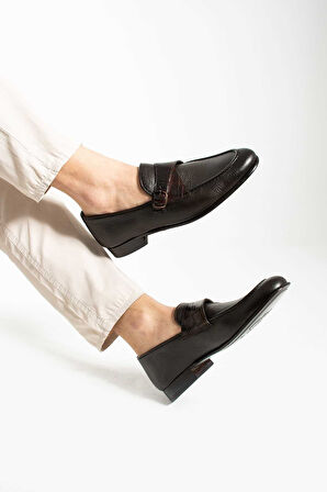 Bestello Bağcıksız Tokalı Neolit Taban Klasik 331-0206 Erkek Ayakkabı