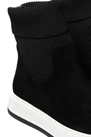 Bestello Bağcıksız Streç Lastikli Termo Taban Düz Bot 332-23136 Kadın Bot