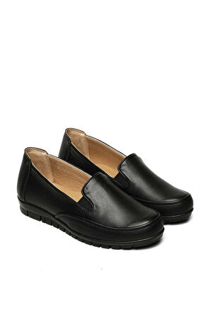 Bestello Bağcıksız Termo Taban Comfort 018-M136-25K Kadın Ayakkabı