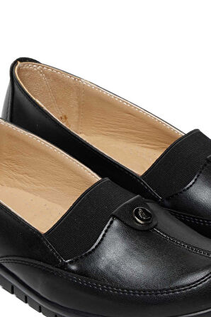 Bestello Bağcıksız Termo Taban Comfort 018-M97-25K Kadın Ayakkabı