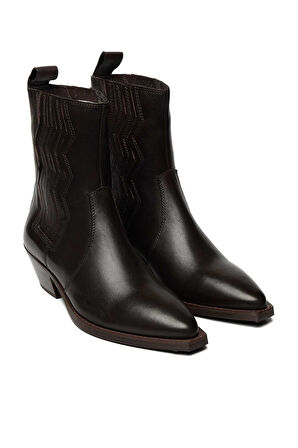 Bestello Bağcıksız Neolit Taban Western Bot 332-08 Kadın Bot