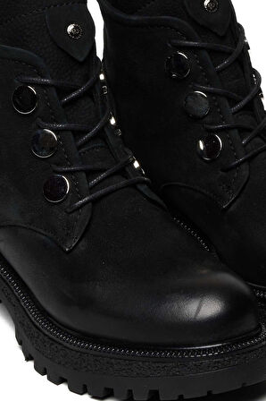 Bestello Bağcıklı Termo Taban Düz Bot 332-1050 Kadın Bot