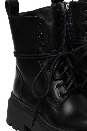 Bestello Bağcıklı Termo Taban Düz Bot 332-8040 Kadın Bot