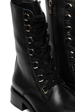 Bestello Bağcıklı Termo Taban Düz Bot 332-9080 Kadın Bot