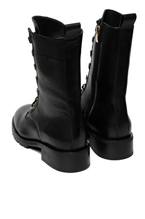 Bestello Bağcıklı Termo Taban Düz Bot 332-9080 Kadın Bot