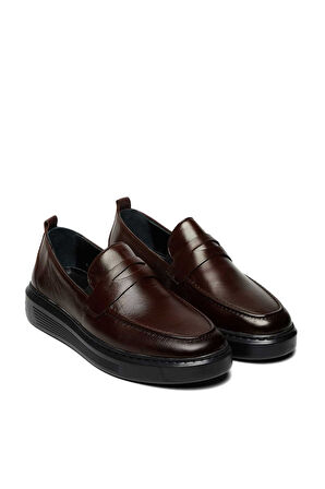 Bestello Bağcıksız Poli Taban Casual 020-4242-25K Erkek Ayakkabı