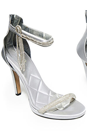 Bestello Taşlı Tek Bantlı Neolit Taban İnce Topuklu Ayakkabı 331-1017 Kadın Ayakkabı