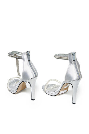 Bestello Taşlı Tek Bantlı Neolit Taban İnce Topuklu Ayakkabı 331-1017 Kadın Ayakkabı