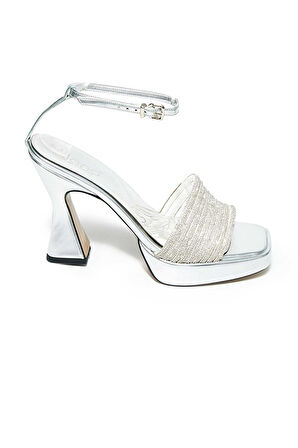 Bestello Taşlı Neolit Taban Kalın Topuklu Ayakkabı 331-887 Kadın Ayakkabı