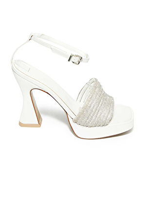 Bestello Taşlı Neolit Taban Kalın Topuklu Ayakkabı 331-887 Kadın Ayakkabı