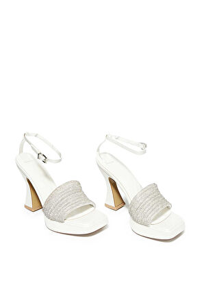 Bestello Taşlı Neolit Taban Kalın Topuklu Ayakkabı 331-887 Kadın Ayakkabı