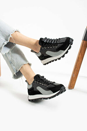 Bestello Bağcıklı Termo Taban Sneaker 331-UNO12-07 Kadın Ayakkabı