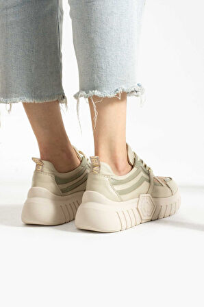 Bestello Bağcıklı Termo Taban Sneaker 331-SUT-03 Kadın Ayakkabı