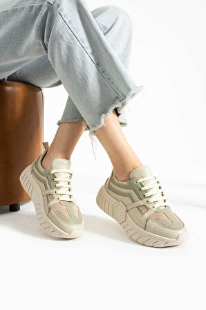 Bestello Bağcıklı Termo Taban Sneaker 331-SUT-03 Kadın Ayakkabı