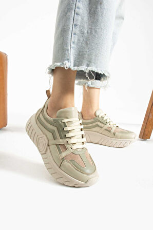 Bestello Bağcıklı Termo Taban Sneaker 331-SUT-03 Kadın Ayakkabı