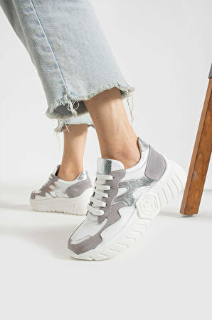 Bestello Bağcıklı Termo Taban Sneaker 331-SUT-10 Kadın Ayakkabı