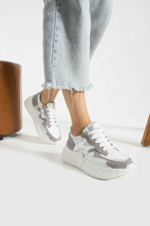 Bestello Bağcıklı Termo Taban Sneaker 331-SUT-10 Kadın Ayakkabı