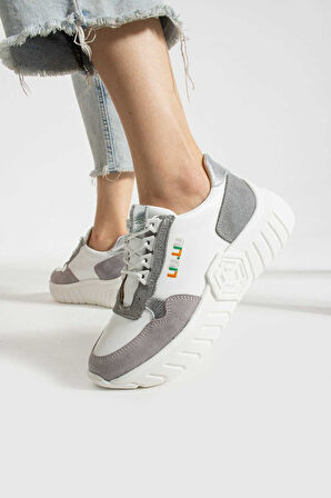 Bestello Bağcıklı Termo Taban Sneaker 331-SUT-30 Kadın Ayakkabı