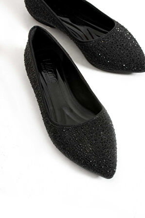 Bestello Taşlı Kauçuk Taban Babet 331-1454 Kadın Babet