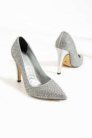 Bestello Taşlı Neolit Taban İnce Topuklu Ayakkabı 331-193 Kadın Ayakkabı