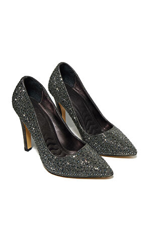 Bestello Taşlı Neolit Taban İnce Topuklu Ayakkabı 331-193 Kadın Ayakkabı