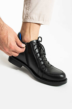 Bestello Bağcıklı Kauçuk Taban Düz Bot 331-100 Erkek Bot