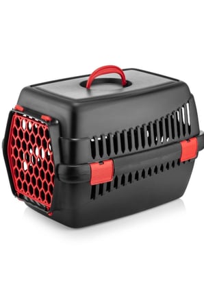 Özel Üretim Mikopet Evcil Hayvan Taşıma Sepet Çantası Kedi Köpek Plastik Kafes 49X35X32,5