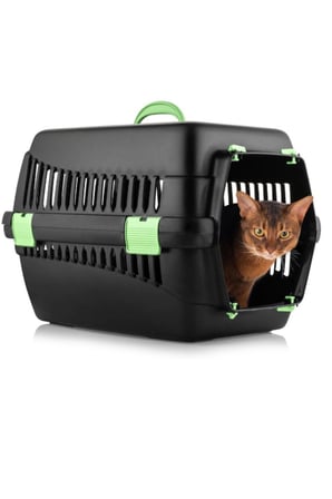 Özel Üretim Mikopet Evcil Hayvan Taşıma Sepet Çantası Kedi Köpek Plastik Kafes 49X35X32,5