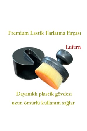Profesyonel Siyah Plastik Lastik Parlatma Fırçası Araba Aplikatör Premium Araç Motor Özel Tasarım