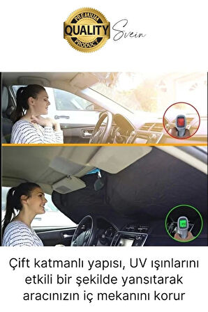 Katlanabilir Ön Cam Araba Güneşliği UV Işık Engelleyici Isı Koruması Perde Çantalı Koruma Gölgelik