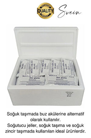 5 Adet 480 gr Soğutucu Jel Poşet Buz Aküsü Yolculuk Seyahat Yiyecek İçin Uygun Uzun Süre Dayanım