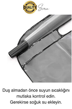 Premium Güneşte Isınabilen Taşınabilir Katlanabilen 20 Lt Kamp Duşu Seti Yıkanma Banyo Hortum Başlık
