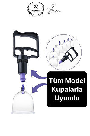 Kolay Kullanım 4 Parmak Hacamat Pompası Tüm Kupalarla Uyumlu Plastik Dayanıklı 1 Adet Kan Dolaşımı