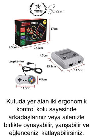 8 Bit 620 Oyunlu 2 Kontrol Kollu Video Games Retro Nostaljik Ev Oyun Konsolu Tv Uyumlu Mini Atari