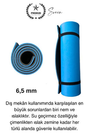 Taşıma Askılı 150 cm Dayanıklı Kaymaz Su Geçirmez Kamp Dağcılık Matı Rahat Konforlu Taşınabilir