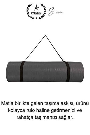 Taşıma Askılı 150 cm Dayanıklı Kaymaz Su Geçirmez Kamp Dağcılık Matı Rahat Konforlu Taşınabilir